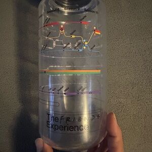 Friends Experience Clear Plastic Water Bottle